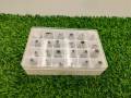 Silver Stainless Steel 24 Pcs Cake Decorating Nozzle Set.. 