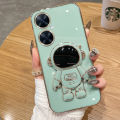 New Phone Case For Huawei Nova 11i Cover Astronaut Holder Stand Fashion Soft Silicone For Huawei Nova 11i Case.