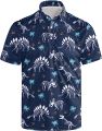NELife Golf Shirts for Men Printed Dry Fit Performance Polo Shirts Moisture Wicking Collared Tennis T-Shirt. 