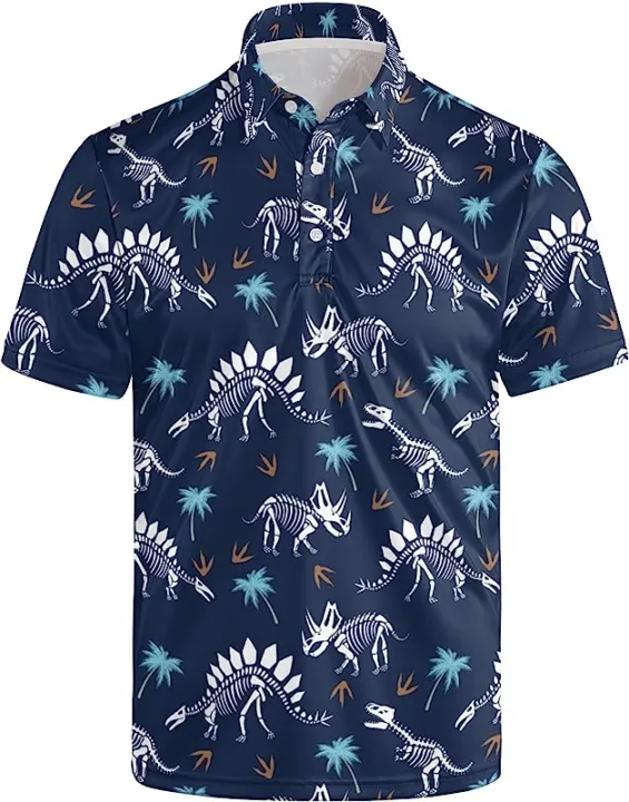 NELife%20Golf%20Shirts%20for%20Men%20Printed%20Dry%20Fit%20Performance%20Polo%20Shirts%20Moisture%20Wicking%20Collared%20Tennis%20T-Shirt%20-%20Image%208