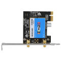 2.4G/5G 433Mbps 802.11ac Wireless BT4.0 WiFi PCI-E Network Card For Desktop UK. 
