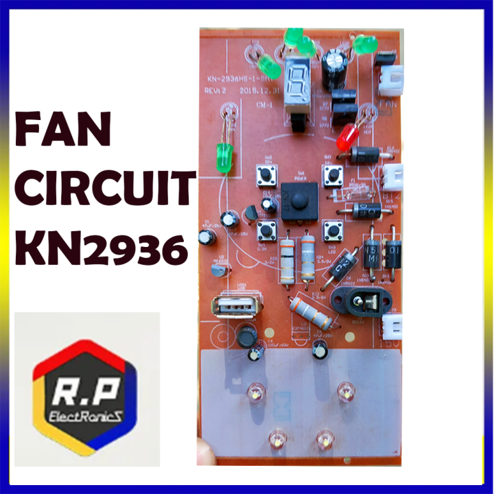 KN-2936HS Display Fan Circuit With 2936 Fan Circuit 2936 Charger FAN  Circuit Light Fan Charger Circuit 6V 12V AC DC Charger Fans Charging  Control Mini Fans Circuit Board | Daraz.com.bd
