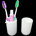 Plastic Capsule Shape Toothbrush holder For Holding Tooth Brush 1ps - Multicolor. 