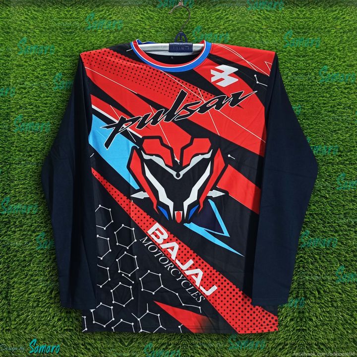 Pulsar Full Sleeve Bike Jersey For Man - Balal Motorcycle Jersey - Pulsar Bike Jersey