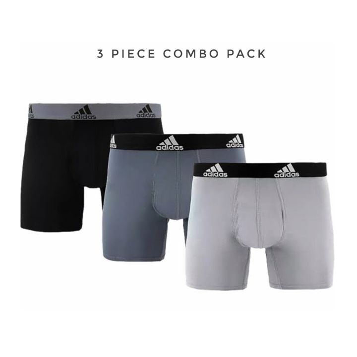 3 pcs Underwear Boxer Underpant Inner Wear For Men - Under Wear For Men