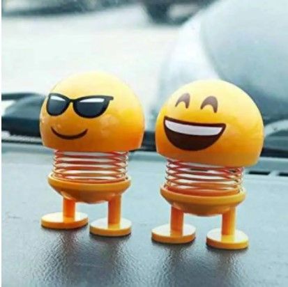 Emoji Spring Bouncing Doll - 1 Pcs (Small Size)