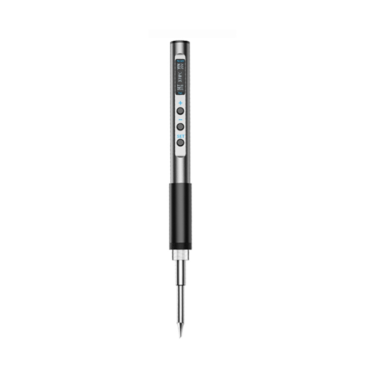 PTS100 T12-BC2 65W Electric Soldering Iron OLED Display Welding Pen Fast Melting Tin Welding Tool Hand-Held Corrosion Resistance