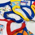 Pack of 5 Pcs Assorted Multicolor Super Soft Ribbed Brief Style Boys Underwear From Levin.