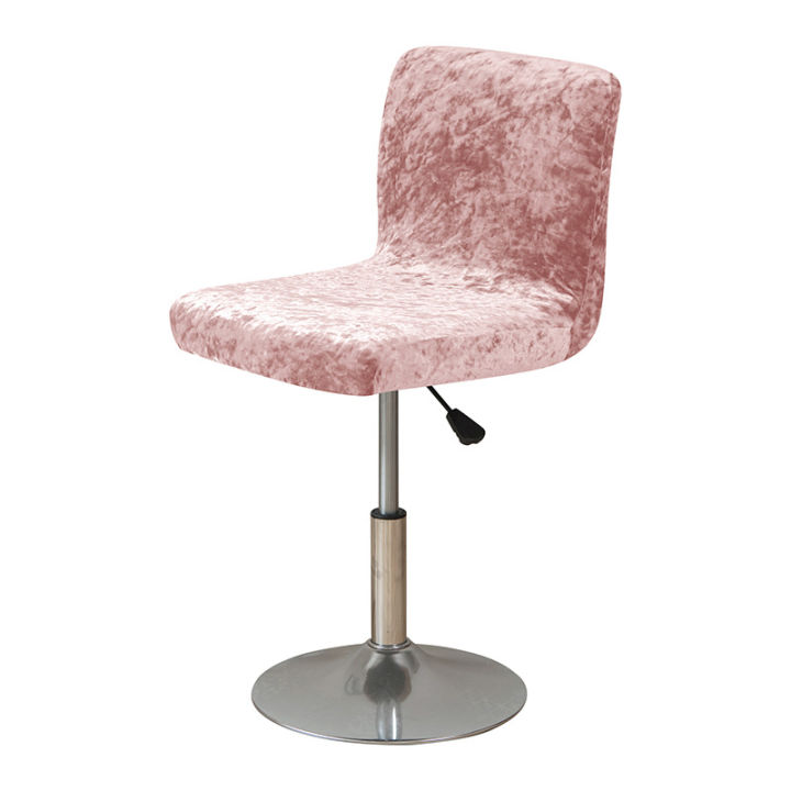 Shining%20Fabric%20Club%20Swivel%20Chair%20Cover%20Small%20Size%20Short%20Back%20Barstools%20Cover%20Gold%20Diamond%20Velvet%20Home%20Decor%20Stool%20Seat%20Slipcover%20-%20Image%207