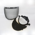 Garden Grass Trimmer Safety Helmet Hat With Full Face Mesh For Brush Cutter Forestry Protection.