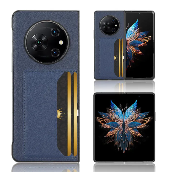 %E3%80%90Wireless%E3%80%91%20Applicable%20Voice%20Transmission%20Phantom%20V%20Fold%20Litchi%20Pattern%20Back%20Cover%20Card%20Phone%20Case%20Protective%20Sleeve%20-%20Image%206