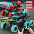 Children's Remote-Controlled Can Launch Artillery, Water Bullets, Gesture Sensing Tank, Four-Wheel Drive Off-Road Mecha, Boy's Toy Car. 