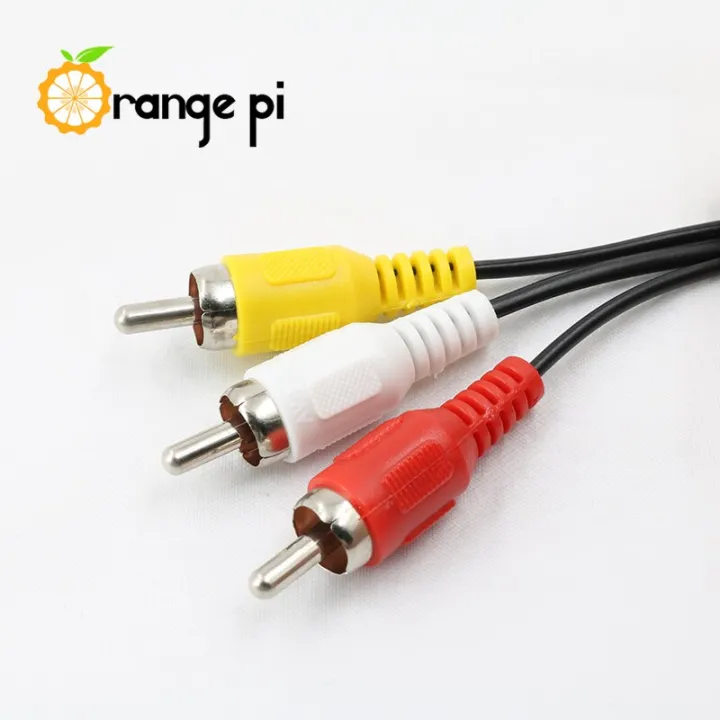 Orange%20Pi%20%20AV%20Cable%2070CM/2FT%203.5MM%20Jack%20to%203%20RCA%20Male%20Plug%20Adapter%20Audio%20Converter%20Video%20-%20Image%204