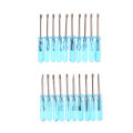 10pcs Plastic Handle Stubby Mini Pocket Cross Flathead Screwdriver Tool Encounter. 