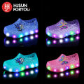 New Style Boys Girls Sport Beach Sandals Summer Kids Shoes With Light LED Hole Sandals Children Brand Fashion Sneakers 16 colors. 