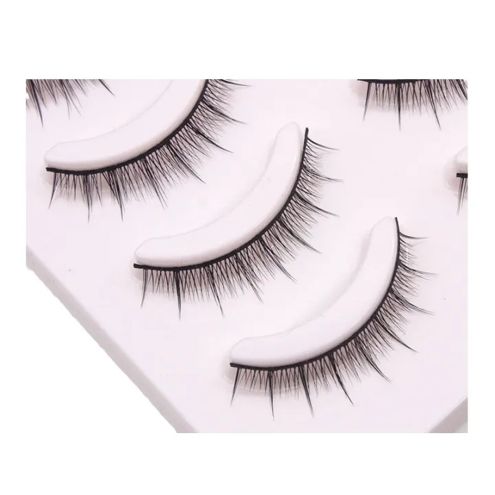 Meiliyue%20Japanese%20Style%205%20Matching%20False%20Eyelashes%20Sharpening%20Process%20Natural%20Simulation%20Cross%20Short%20Handmade%20Eyelash%20-%20Image%205