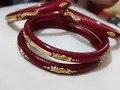 Latest Design Shakha Pola Bangles for Women Brown Color , Party , Wedding , Anniversary , Durga Puja & All Time Use Shakha Pola Bangles.. 