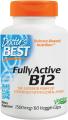 Doctor's Best Fully Active B12 1500mcg, Non-GMO, Vegan, Gluten Free, Supports Healthy Memory, Mood and Circulation, 60 Veggie Caps, USA. 