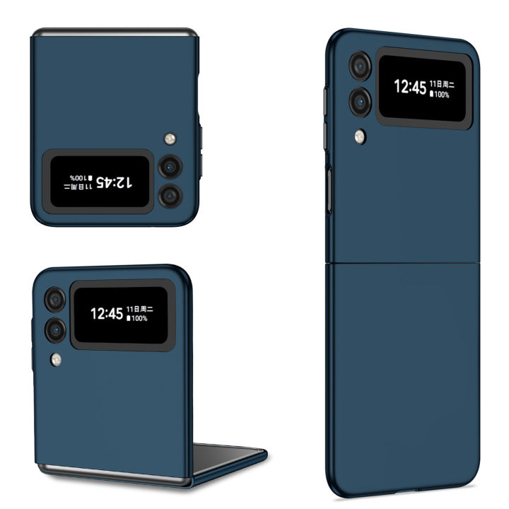 Applicable%20Galsxy%20z%20flip1/2%20Diamond%20Folding%20Phone%20Case%20Samsung%20zfilp3%20All-Inclusive%20Frosted%20Protective%20Cover%20-%20Image%207