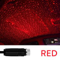 Alpha Bridge 1pcs LED Car Dome Light Galaxy Projector Night Light Adjustable USB Decoration Light Car Interior Light Starry Sky Night Light table Lamp-Red. 