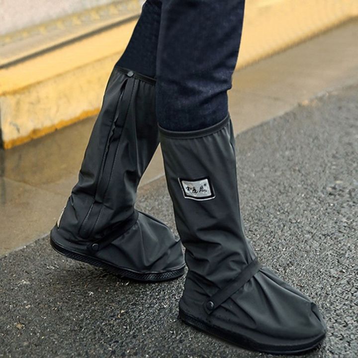 Waterproof%20Motorcycle%20Biker%20Reflective%20Rain%20Boot%20shoes%20Footweaar%20Cover%20Black%20-%20Image%207