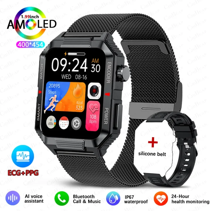New%20Rugged%20Military%20Black%20Smart%20Watch%20Men%20For%20Android%20Xiaomi%20Ios%20IP67%20Waterproof%20Sport%20Fitness%20Ai%20Voice%20Smartwatch%20Outdoor%202024%20-%20Image%207