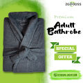 Luxurious Bathrobe, 100% Cotton Adult Bathrobe SPA Bath Robe, So Soft & Comfortable. 