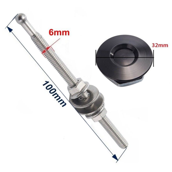 Quick%20Release%20Latch%20License%20Plate%20Lock%20Clip%201.25%20Inch%20Diameter%20Aluminum%20Alloy%20Car%20Hood%20Pins%20Lock%20Clip%20Kit%20For%20Bumper%20Hood%20License%20Plate%204%20Inch%20Long%20(Black)%20-%20Image%203