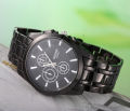 EXCLUSIVE ROSRA Stainless Steel Fashionable Black Colour Man Watch.