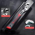 Alloy Steel Industrial Grade Wrench Good Quality Black Multifunctional Wrench Self-Locking Pipe Wrench Tool for Home Outdoors. 