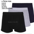 Pack of 3 Premium Cotton Boxer Underwear for Men. 