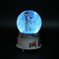 Globe snow LED musical Lovers Shape Lamp Light Music Box Nightlight Office Ornament Home Decor.