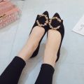 Beanie shoes women's 2020 autumn Korean version flat heel shoes ins tide summer net red slip shoes.