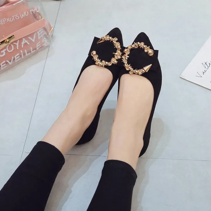 Beanie%20shoes%20women's%202020%20autumn%20Korean%20version%20flat%20heel%20shoes%20ins%20tide%20summer%20net%20red%20slip%20shoes%20-%20Image%203