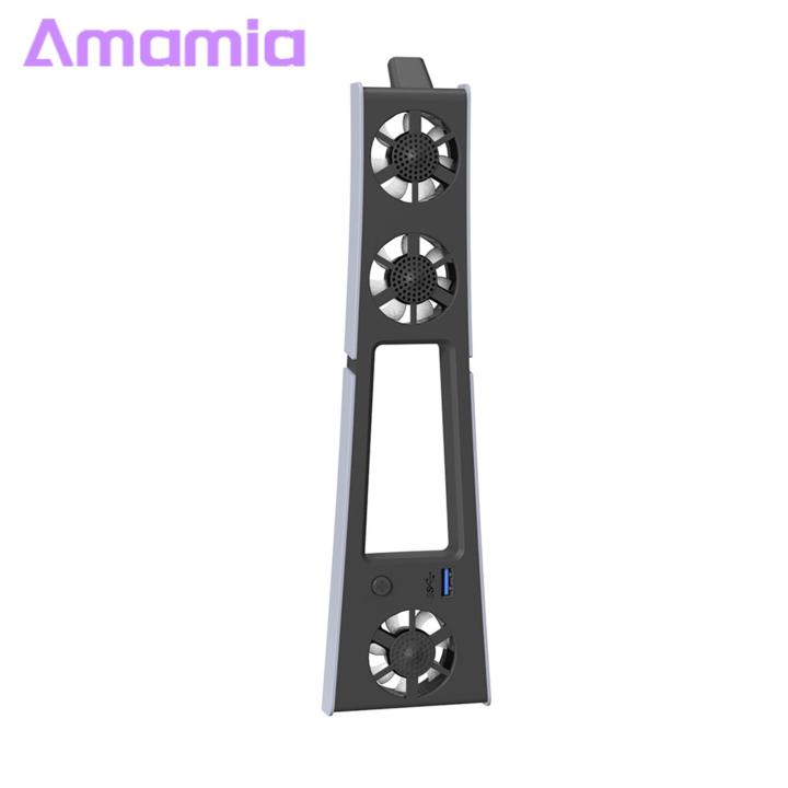Console Controller Fan Game Console Host Fan Ps5 Slim Cooling Fan with Usb 3.0 Port Quiet Easy ...