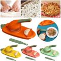 2-in-1 Dumpling Maker Pitha Maker, Manual Dough Presser Dumpling Wrapper Mold Dough Pressing Tool Kitchen Pastry Baking Tools & Accessories 1 Pcs.