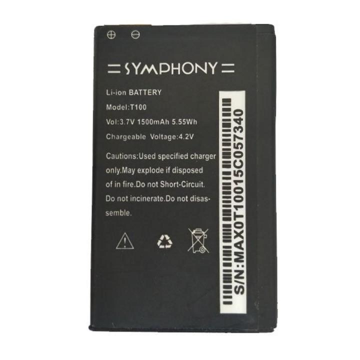 Symphony T100 Mobile Battery 1500 mAh