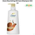 Dove Oil Care Shampoo - Nourishes Dry Hair, Controls Frizz & Adds Shine (410ml). 