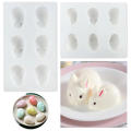 Rabbit Mold Bunny Cake Mold Silicone Mold Handmade Soap Mold Candle Model.