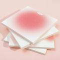 【Value Bundle】 50 Sheets/Book Artistic Fancy Gradient Color Memo Pads Cute Kawaii Pink Sticky Notes Post Hand Account Notepads Aesthetic Stationery Gift. 