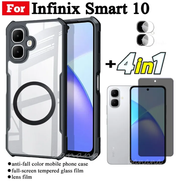 4%20in%201%20Infinix%20Smart%2010%20Shockproof%20Phone%20Case%20With%20Magnetic%20Wireless%20Charging%20Sticker%20For%20Infinix%20X6725%20Smart%2010%20Plus%20Anti-blue%20Ray%20Tempered%20Glass%20and%20Lens%20Film%20-%20Image%209