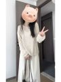 Idle Style Korean Style Small Knitted Blouse Suit Women's Summer Bra Top Design Sense Hollow out Coat Top. 