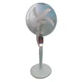 Defender | Kennedi 16" AC/DC Rechargeable Full Stand fan with Remote, Model: 2936HRS, 12v-5Ah Battery, Battery Life Display, 7 hrs Backup. 