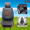 PVC Leather Car Seat Cushion | Luxurious Car Seat Cover | Anti Slip Universal size ,Front Car Seat cushion, Breathable , Car Seat Protector -1 PC.