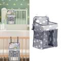 Baby Diaper Hanging Storage Box Bags Bed Nursery Diaper Toys Organizer. 