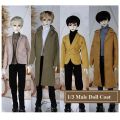 For 1/3BJD Dolls 1/3 Dolls Accessories Male Man Wear 60cm Doll Coat Doll Wedding Suit Male Doll Clothes Doll Suit Coat.