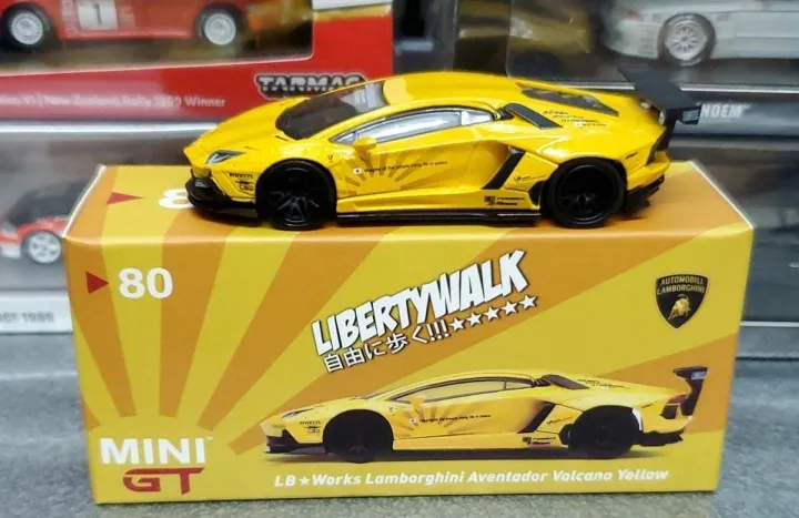 MINI%20GT%201:64%20LP700%20Car%20Model%20LBWK%20Yellow%20Alloy%20Diorama%20Collection%20Miniature%20Carros%20Toys%2080%20-%20Image%202