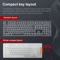 E-YOOSO Z94 USB Mechanical Gaming Keyboard Wired Monochrome LED Backlit Blue Red Switch 94 Key for Compute Laptop PC. 