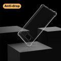 Google Pixel 7A Airbag Silicone Case Crystal Clear Soft Tpu - Transparen. 