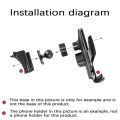 Car Phone Holder For Toyota Corolla MK11 2017 2018 Fixed Bracket Base Special Car Cell Phone Mounts Wireless Charging. 